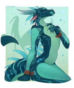 anthro belly belt bent_arm big_butt big_tail blue_body butt calm claws ear_piercing ear_ring female horn looking_at_viewer muscular muscular_female naughty_face neutral_expression nude nude_anthro piercing pose raised_arm red_eyes ring_piercing simple_background sitting solo spikes tail text ququshkas mythology glafira_(uksus) dragon mythological_creature mythological_scalie scalie artist_name colored digital_drawing_(artwork) digital_media_(artwork) hi_res portrait three-quarter_portrait