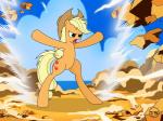 absurd_res angry applejack_(mlp) aura blonde_hair cloud cowboy_hat cutie_mark day dragon_ball dragon_ball_z earth_pony equine female feral freckles friendship_is_magic green_eyes hair hat hi_res horse mammal my_little_pony open_mouth orange_body outside parody pony rock sky solo toxic-mario
Rating: Safe
Score: 0
User: darknessRising
Date: September 16, 2013