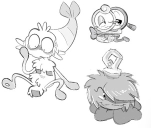 ambiguous_gender female food for_a_head group hug male nipple_tape pasties simple_background sitting smile tail tape white_background clockstops3am conditional_dnp blushcrunch_studio dandy's_world object_shows objectified_(webcomic) roblox fuzzball_(objectified) glisten_(dandy's_world) rodger_(dandy's_world) shrimpo_(dandy's_world) animate_inanimate food_creature object_head object_humanoid toon_(dandy's_world) greyscale hi_res monochrome