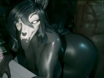 anthro anthro_penetrated big_breasts big_butt black_body black_hair black_nipples bone breasts brown_body brown_skin butt duo female female_anthro female_on_human female_penetrated genitals glowing glowing_eyes hair huge_breasts human_on_anthro human_penetrating human_penetrating_anthro interspecies male male/female male_human male_on_anthro male_penetrating male_penetrating_female nipples nude nude_anthro nude_female nude_male penetration penile penile_penetration penis_in_vagina sex skull skull_head tail teeth thick_thighs tongue tongue_out vaginal vaginal_penetration vulva white_eyes furry_ghosty scrag_(modeler) scp_foundation scp-1471-a scp-1471-a_(scrag) human malo mammal skulldog_(species) 2025 3d_(artwork) 3d_animation 4:3 animated digital_media_(artwork) no_sound short_playtime video