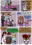2016 ailurid anthro babystar biped blush canid canine canis clothing comic detailed_background dialogue digital_media_(artwork) english_text eyes_closed female fox fur gemma_polson group hair hi_res hybrid jack_murdock male mammal nicole_murdock open_mouth red_panda rodent sciurid shirt souffle_murdock standing text topwear tree_squirrel wolf young young_anthro zeezee_murdock