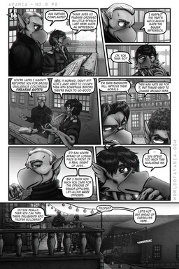 5_fingers anthro beak biped cigarette claws clothed clothing day dialogue dialogue_box drinking duo feathers feet fingers hair male military military_uniform open_mouth short_hair smoking smoking_cigarette soldier speech_bubble tail tail_feathers talons text toes uniform warrior tristikov avian bird 2026 2:3 comic digital_media_(artwork) english_text hi_res monochrome