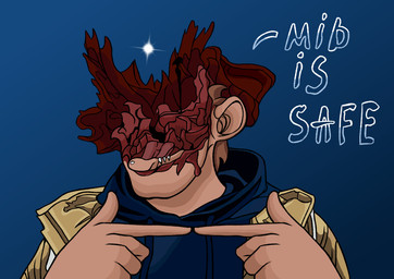 anthro blood blood_splatter bodily_fluids brown_hair clothing cute_pose gore hair hoodie lips male solo standing teeth text tongue tongue_out topwear eyescutout animal_humanoid humanoid mammal mammal_humanoid mouse_humanoid murid murid_humanoid murine murine_humanoid rat_humanoid rodent rodent_humanoid colored english_text meme