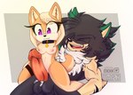 anthro black_body black_fur black_nose breasts duo eyelashes eyes_closed female fur genitals male male/female penis simple_background dxxk_tokki sega sonic_the_hedgehog_(series) fan_character inku_the_shiba_inu colored_line_art