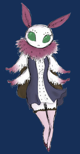 antennae_(anatomy) anthro female green_eyes looking_at_viewer multi_limb simple_background solo wide_hips natsunohuyana arthropod insect lepidopteran moth alpha_channel hi_res