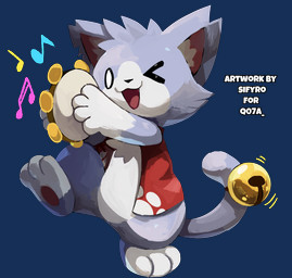 3_toes 4_fingers accessory ambiguous_gender anthro bell big_pupils black_eyes black_nose blue_body blue_ears blue_fur blue_tail bottomless cheek_tuft chibi clothed clothing countershading facial_tuft feet fingers front_view fur furgonomics happy head_tuft hindpaw inner_ear_fluff looking_at_viewer motion_lines multicolored_body multicolored_fur music musical_instrument musical_note musical_symbol no_sclera one_eye_closed open_mouth open_smile pawpads paws percussion_instrument pink_inner_ear pointy_ears prick_ears pupils raised_leg red_clothing red_shirt red_topwear semi-anthro shirt simple_background smile soles solo symbol tail tail_accessory tail_bell tambourine text toes topwear transparent_background tuft two_tone_body two_tone_fur white_body white_countershading white_fur white_pupils white_text wink blitzdrachin conditional_dnp domestic_cat felid feline felis mammal absurd_res alpha_channel digital_media_(artwork) digital_painting_(artwork) full-length_portrait hi_res painting_(artwork) portrait