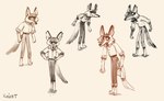 anthro biped bottomwear clothing male pants shirt simple_background solo topwear unknown_artist beastly_crimes beastly_crimes_(2024) yote_(beastly_crimes) canid canine canis coyote mammal concept_art official_art