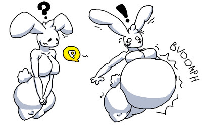 anthro belly belly_inflation big_belly big_breasts blush blush_lines breasts bwomp featureless_breasts female huge_belly huge_breasts huge_ears huge_hips huge_thighs hyper hyper_belly inflation monotone_body motion_lines nude power_balloon simple_background small_tail solo tail thick_thighs white_background white_body wide_hips 6saw789 mario_bros nintendo lagomorph leporid mammal rabbit 2024 aliasing digital_drawing_(artwork) digital_media_(artwork) shaded