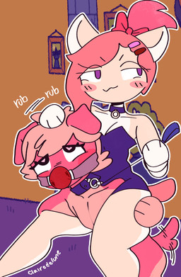 3_fingers accessory ahegao anthro ball_gag bdsm biped blush bow_(feature) bow_ribbon breasts bunny_costume choker cleavage clothed clothing collar costume dominant dominant_female duo eye_through_hair eyebrow_through_hair eyebrows eyelashes female fingers foreplay fur fur_markings gag hair hair_accessory hair_bow hair_ribbon heart_eyes heart_symbol inside jewelry leash leash_pull leg_markings legwear looking_pleasured male male/female markings multicolored_body necklace no_pupils nude orange_body orange_hair purple_eyes red_body red_hair ribbons simple_background smile smirk smug socks_(marking) stockings submissive tail tail_motion tailwag tan_body text translucent translucent_hair two_tone_body white_body clairedelune 90_percent_studios purrfect_apawcalypse brownie_pembroke olive_higgins canid canine canis domestic_dog herding_dog mammal pastoral_dog welsh_corgi absurd_res digital_drawing_(artwork) digital_media_(artwork) english_text hi_res portrait signature three-quarter_portrait nonbinary_(lore)