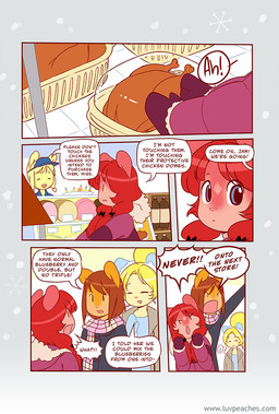 anthro clothed clothed_anthro clothing dialogue female fully_clothed fully_clothed_anthro pink_nose speech_bubble text miu mammal rodent sciurid tree_squirrel 2011 comic english_text url