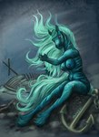 5_fingers anthro areola breasts female fingers hooves nipples nude solo caribou_(artist) celtic_mythology european_mythology mythology equid equine horse kelpie mammal mythological_creature mythological_equine 2021 digital_media_(artwork)