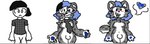 anthro blue_eyes blush breast_expansion breasts bulge expansion gender_transformation goo_transformation gynomorph heart_symbol intersex intersex/male latex leg_markings liquid_latex male markings solo tail takeover thigh_markings transformation white_body moxxiecd felid humanoid mammal pantherine snow_leopard digital_media_(artwork) flipnote_studio_(artwork) hi_res unavailable_at_source