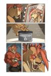 anthro bulge male muscular furious_(artist) pridestar_(furious) felid lion mammal pantherine comic