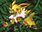 balls bodily_fluids cum digitigrade erection feral forced genital_fluids genitals knot male nude penis quadruped rape red_eyes sex solo tentacle_rape tentacle_sex tentacles tentacles_everywhere tongue kosian nintendo pokemon eeveelution generation_1_pokemon jolteon pokemon_(species) 4:3