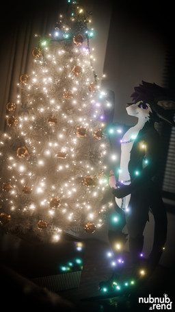 anthro christmas_decorations christmas_lights christmas_tree genitals holidays male nude penis plant solo tree nubnub_rend christmas meiru_deuzear deuzear 3d_(artwork) 4k 9:16 absurd_res blender_(artwork) digital_media_(artwork) hi_res