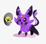 baby child digital_media_(artwork) eeveelution emoji espeon fan_character feral generation_2_pokemon hi_res male mammal nintendo oddtripps open_mouth pokemon pokemon_(species) shaded shocked simple_background simple_coloring simple_face simple_shading solo young young_feral young_male