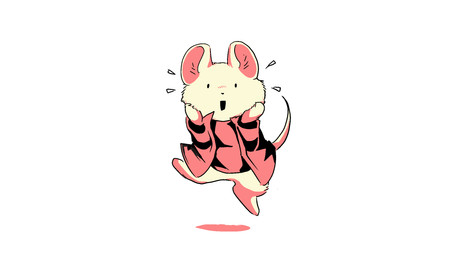 anthro clothing coat female fluffy fluffy_face hand_on_cheek jumping puffed_cheeks shadow shirt solo surprised tail topwear dragonweirdo mina_the_hollower yacht_club_games mina_(mina_the_hollower) mammal mouse murid murine rodent 16:9 colored hi_res widescreen