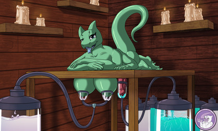 bodily_fluids breast_milking breasts candle container container_of_cum container_of_milk cum electric_cum electricity electrified_cum excessive_cum excessive_genital_fluids excessive_milk female furniture genital_fluids genitals glass glass_container glowing glowing_cum herm intersex lactating ladyfoxtrot machine milk milk_machine milk_tanks milking_machine multi_arm multi_limb penile penis penis_milking smile table unusual_bodily_fluids unusual_cum unusual_genital_fluids hyperchibiabsol tanks_(artist) kobold scalie absurd_res hi_res