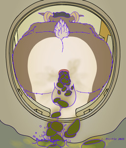 anthro anus backsack balls barely_visible_genitalia barely_visible_penis beanie_only bodily_fluids butt butt_focus fart fart_fetish feces genital_fluids genitals glans humanoid_genitalia humanoid_penis low-angle_view male penis perineum pooping sitting small_penis solo toilet toilet_use urine watersports worm's-eye_view john_q._psychic echo_(game) echo_(series) echo_project carl_hendricks bovid caprine mammal sheep hi_res