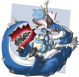 alternate_color animal_genitalia animal_penis blue_background bodily_fluids breasts butt claws cum cum_in_vagina cum_inside duo erection female female_penetrated feral genital_fluids genital_slit genitals horn licking lying male male/female male_penetrating male_penetrating_female non-mammal_breasts nude open_mouth penetration penile penile_penetration penis penis_in_vagina sex simple_background tail teeth tongue tongue_out vaginal vaginal_penetration vulva greasyhyena nintendo pokemon dinosaur fossil_pokemon generation_1_pokemon generation_6_pokemon nidoqueen pokemon_(species) prehistoric_species reptile scalie shiny_pokemon theropod tyrantrum 2014 hi_res