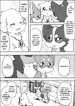 ayaka canid canine canis comic domestic_dog english_text feral husky kyappy mammal monochrome nordic_sled_dog semi-anthro shiba_inu shibeta spitz text