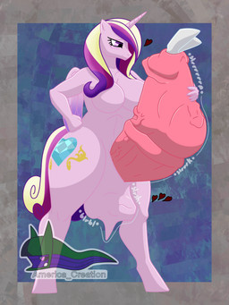 animal_genitalia animal_penis anthro balls big_penis blush body_in_urethra breasts cock_vore cutie_mark duo endosoma equine_genitalia equine_penis erection feathered_wings feathers feet_in_air genitals hair head_first herm horn huge_penis hyper hyper_genitalia hyper_penis inside_penis intersex intersex/male male multicolored_body multicolored_hair onomatopoeia penile penis safe_vore simple_background sound_effects tail text urethral vore wings arceus_tummy friendship_is_magic hasbro my_little_pony mythology princess_cadance_(mlp) shining_armor_(mlp) equid equine horse mammal mythological_creature mythological_equine pony unicorn winged_unicorn 3:4 absurd_res english_text hi_res