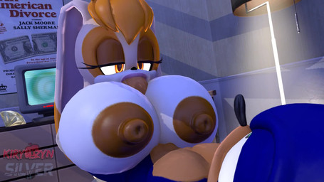 abs areola big_breasts black_nose blue_body blue_fur blue_hair blue_quills breast_play breasts brown_areola brown_nipples brown_nose dipstick_ears ear_markings fellatio female fur hair huge_breasts kgf_kiko_(sfx) lying male male/female multicolored_ears nipples on_back oral orange_hair penile pink_inner_ear quills_(anatomy) sex short_hair tan_body tan_ears tan_fur titfuck white_body white_fur silver_tilver diag34_(modeler) opennsfwsp_(sfx) thunderdogboi_(modeler) sega sonic_the_hedgehog_(series) sonic_the_hedgehog vanilla_the_rabbit eulipotyphlan hedgehog lagomorph leporid mammal rabbit 3d_(artwork) 3d_animation animated digital_media_(artwork) hi_res huge_filesize short_playtime sound source_filmmaker_(artwork) webm