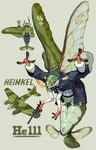 3_fingers aircraft ambiguous_gender anthro clothed clothing feelers fingers gun he111 heinkel_he111 machine machine_gun military ranged_weapon solo vehicle weapon wings hideki_kaneda arthropod insect lepidopteran living_machine moth 2022 hi_res multiple_images