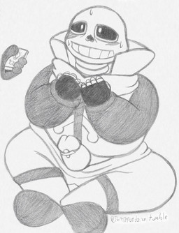 alternate_universe bdsm blush bodily_fluids bondage bone boots bottomwear bound clothed clothing cosplay crossbones cuff_(restraint) dial egg_vibrator floating_hands footwear genitals handcuffed handcuffs hoodie kerchief male metal_cuffs mostly_clothed_male not_furry offscreen_character pants partially_clothed penis restraints sex_toy shoes simple_background skeleton smile solo superhero superhero_costume sweat tape tape_over_penis topwear vibrator white_body lunarpanda8686 ts!underswap underswap undertale undertale_(series) ambiguous_character sans_(underswap) sans_(undertale) animated_skeleton humanoid undead graphite_(artwork) hi_res sketch traditional_media_(artwork)
