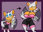 4_fingers anthro big_breasts blue_eyes blue_eyeshadow breasts clothed clothing eyeshadow female fingers gloves handwear makeup small_waist solo toony wasp_waist wide_hips wings fujiweeb sega sonic_the_hedgehog_(series) rouge_the_bat bat mammal 2021 4:3 absurd_res hi_res