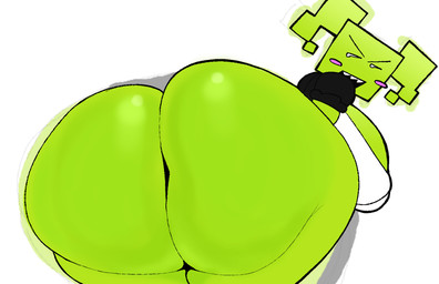 bent_over big_breasts big_butt black_clothing blush blush_stickers bottomless bottomless_female bottomless_humanoid breasts butt butt_focus cleavage clothed clothing female female_humanoid huge_breasts huge_butt huge_thighs looking_back maid_uniform not_furry open_mouth open_smile pigtails pink_blush presenting presenting_hindquarters sharp_teeth simple_background smile solo square_head teeth thick_thighs topwear topwear_only uniform white_background white_eyes wide_hipped_female wide_hipped_humanoid wide_hips ttoumer mario_bros nintendo paper_mario mimi_(paper_mario) humanoid 2026 digital_media_(artwork)