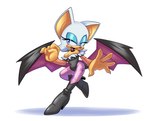 anthro big_breasts blue_eyes boots breasts cleavage clothed clothing cosplay female high_heeled_boots high_heels solo wins thenovika capcom darkstalkers sega sonic_the_hedgehog_(series) morrigan_aensland rouge_the_bat bat mammal absurd_res hi_res
