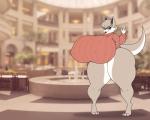 2018 5:4 absurd_res anthro big_breasts bottomless breasts clothed clothing curvy_figure eyewear female glasses hair hi_res huge_breasts hyper hyper_breasts kangaroo lilly_kangaroo macropod mammal marsupial solo standing stunnerpony sweater thick_thighs topwear voluptuous wide_hips