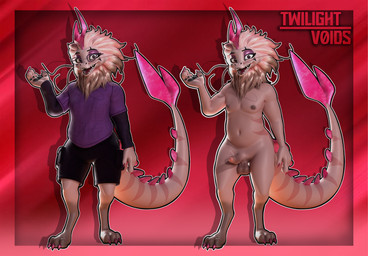 anthro bottomwear clothed clothing eyewear foreskin fully_clothed fur genitals glasses male mane nipples nude pawpads penis shirt shorts smile solo spiked_tail spikes spikes_(anatomy) stripes tail topwear whiskers twilightv0ids vissiny15 twilightv0ids_(modeler) disney mythology raya_and_the_last_dragon vissiny_(vissiny15) dragon eastern_dragon furred_dragon furred_scalie mythological_creature mythological_scalie scalie hi_res