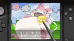 ambiguous_gender belly belly_expansion big_belly cake dessert electronics expansion food food_inflation game_console inflation kemono morbidly_obese obese overeating overweight solo text weight_gain utsuki_maito nintendo nintendo_3ds nintendo_ds_family pokemon pokemon_amie eeveelution generation_6_pokemon pokemon_(species) sylveon japanese_text translated