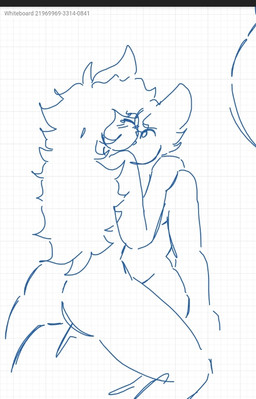 anthro bodily_fluids crying duo female female/female kissing male slightly_chubby slightly_chubby_male tears hob! sketch