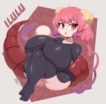 big_breasts biped breasts eyelashes female hair huge_breasts humanoid_pointy_ears looking_at_viewer pink_hair pointy_ears pupils sitting solo thick_thighs bigdon1992 miss_kobayashi's_dragon_maid mythology ilulu animal_humanoid dragon dragon_humanoid humanoid mythological_creature mythological_scalie scalie 2024 absurd_res hi_res