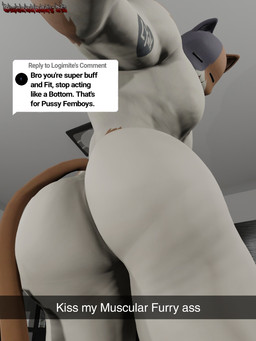 anthro big_butt butt camera_view fur looking_back male muscular muscular_anthro muscular_male nude selfie smile solo text thick_thighs white_body smokedaddy epic_games fortnite snapchat tiktok meowscles calico_cat domestic_cat felid feline felis mammal 3:4 3d_(artwork) blender_(artwork) digital_media_(artwork) english_text