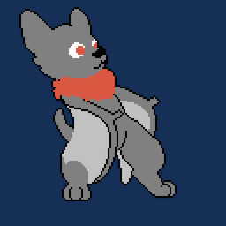 3_toes feet feral fluffy fluffy_chest fur male multicolored_body multicolored_fur semi-anthro solo tail toes wings moonbat spooky_dance spooky_month nico_(moonbat) bat flying_fox mammal megabat 1:1 animated digital_media_(artwork) pixel_(artwork) pixel_animation