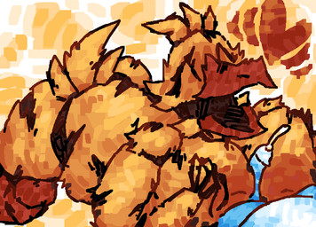 anthro areola beak belly big_areola big_breasts big_butt blue_body bodily_fluids breast_play breast_squish breasts butt cum duo eyes_closed female front_view genital_fluids heart_symbol huge_areola machine male male/female open_beak open_mouth orange_areola sex slightly_chubby slightly_chubby_female smile squish tail titfuck yellow_body scaliescum five_nights_at_freddy's five_nights_at_freddy's_2 scottgames toy_bonnie_(fnaf) withered_chica_(fnaf) animatronic avian lagomorph leporid mammal rabbit robot aliasing digital_media_(artwork) portrait three-quarter_portrait