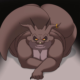 alien_anatomy big_butt black_nails blinking butt colored_nails ear_piercing ear_ring front_view gift horn looking_at_viewer lying male moobs multi_horn nails obese obese_male overweight overweight_male piercing red_eyes ring ring_piercing shaking_butt smile solo tail teeth_showing witdrawsloods disney treasure_planet grewnge_(treasure_planet) alien 1:1 animated hi_res