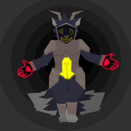 2_tails andromorph armor crystal embedded_penetrable_sex_toy fur glowing glowing_sex_toy grey_body grey_fur horn intersex machine male multi_tail occult_symbol pawpads pentagram sex_toy solo spread_arms symbol tail transparent_sex_toy white_body white_fur yellow_face oddlypolygonalpittie alkezite_(oddlypolygonalpittie) protogen 1:1