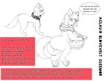 angry anthro big_breasts breasts butt butt_focus featureless_breasts featureless_crotch female feral looking_at_viewer pawpads semi-anthro side_view solo text view_from_back awarz aclauir_blovelt felid feline mammal portuguese_text translated