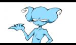 blue_body blue_skin crossgender female looking_at_viewer not_furry red_eyes solo morphine_(artist) earthbound_(series) nintendo giygas alien 5:3 animated low_res short_playtime thumbnail