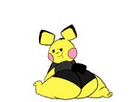 anthro anthrofied big_butt bouncing_butt butt feet male pink_cheeks small_feet solo yellow_body chonkymouse nintendo pokemon pace_(blastoiseanimator) generation_2_pokemon pichu pokemon_(species) 4:3 animated hi_res short_playtime