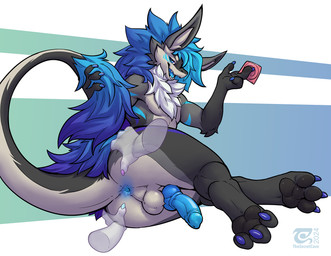 3_toes anthro anus blue_anus blue_body blue_eyes blue_fur blue_knot blue_penis butt condom erection feet fur genitals grey_body grey_fur knot looking_at_viewer male pawpads paws penis perineum presenting presenting_anus sexual_barrier_device solo spread_anus spreading toes thesecretcave mythology dragon furred_dragon furred_scalie mythological_creature mythological_scalie novabeast scalie wingless_dragon 2025