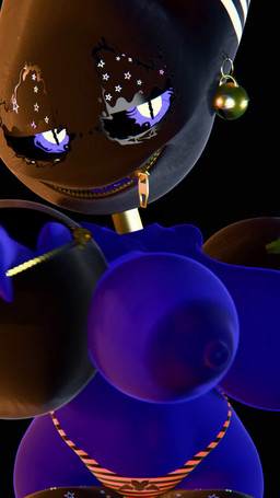 anthro big_breasts big_nipples breasts clothing female huge_breasts huge_nipples nipples panties solo underwear zipper zipper_mouth peppermintypony nintendo pokemon lucy_(peppermintypony) generation_6_pokemon mega_banette mega_evolution pokemon_(species) 3d_(artwork) 3d_animation 9:16 animated digital_media_(artwork) hi_res long_playtime no_sound video