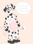 andromorph andromorph_anthro anthro belly belly_blush belly_nipples big_clitoris black_markings black_nose blush body_blush button_ears clitoral_hood clitoris cross_(marking) cutaway dialogue erect_clitoris feet floppy_ears fur genitals good_boy hand_on_own_belly head_tuft heart_(marking) hindpaw intersex intersex_anthro markings mastectomy_scar narrowed_eyes nipples offscreen_character paws pink_belly pink_blush pink_clitoris pink_nipples pink_scar plantigrade praise pregnant pregnant_andromorph pregnant_anthro pregnant_intersex pussy scar simple_background solo speech_bubble spots spotted_body spotted_fur standing tail tail_motion tailwag text throbbing throbbing_clitoris tuft veiny_clitoris visibly_trans white_body white_fur yellow_background sebdoggo puppy_(sebdoggo) canid canine canis dalmatian domestic_dog mammal 2023 colored_sketch digital_drawing_(artwork) digital_media_(artwork) english_text flat_colors full-length_portrait handwritten_text hi_res portrait procreate_(artwork) sketch nonbinary_(lore) trans_(lore) trans_man_(lore)