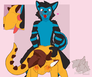 abstract_background all_fours alternate_view anal anal_penetration animal_genitalia animal_penis anthro anus backsack balls belly bent_over black_body black_fur black_hair blue_belly blue_eyes blush brown_ear_tips brown_eyes brown_hair butt canine_genitalia canine_penis crouching curled_tail dipstick_ears duo ear_markings ears_back erection eyes_closed fangs front_view fur genitals hair hand_on_hip heart_symbol heterochromia horn knot looking_pleasured male male/male male_penetrated male_penetrating male_penetrating_male multicolored_ears nude on_bottom on_top penetration penile penile_penetration penis penis_in_ass perineum pink_penis pivoted_ears raised_tail sex short_loop side_view slim_male spiked_tail spikes spikes_(anatomy) spiky_hair striped_body striped_fur stripes tail tapering_tail teeth thrusting tongue tongue_out yellow_body zionnicoz mythology drake_(zionnicoz) canid canine canis domestic_dog mammal 2025 animated dated loop short_playtime watermark