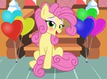 balloon blush eyeshadow femboy geometric_balloon green_eyes hair heart_balloon heart_symbol inflatable makeup male pink_eyeshadow pink_hair shaped_balloon sitting solo badumsquish friendship_is_magic hasbro my_little_pony li'l_cheese_(mlp) equid equine horse mammal pony hi_res